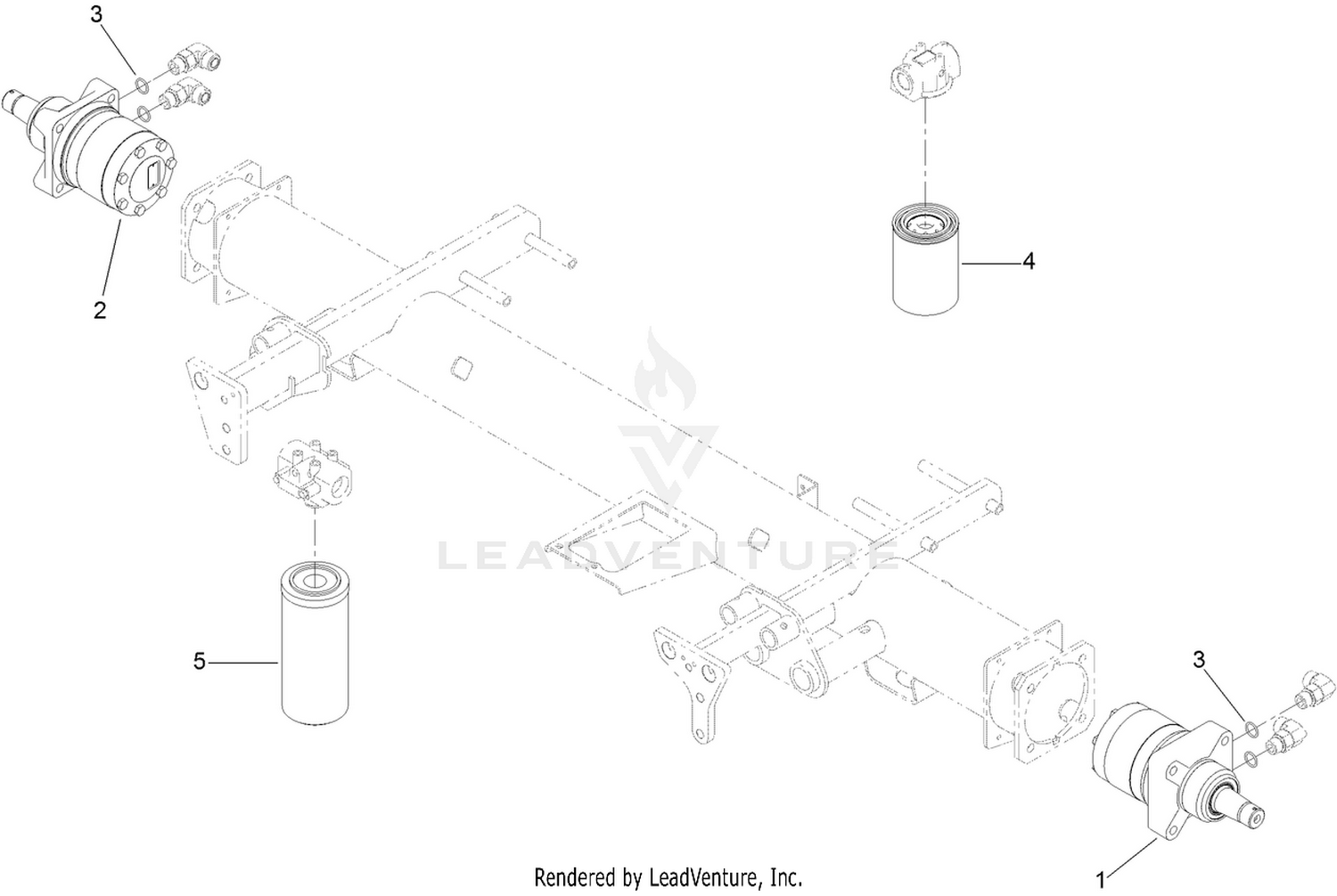Wheel Motor Kit Assembly No. 133-2955