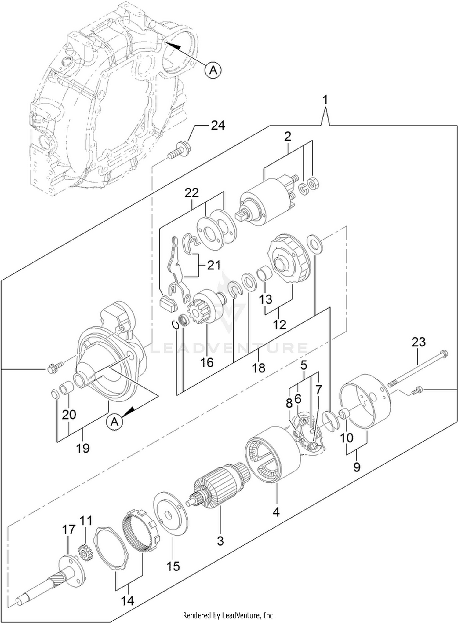 Starting Motor Assembly