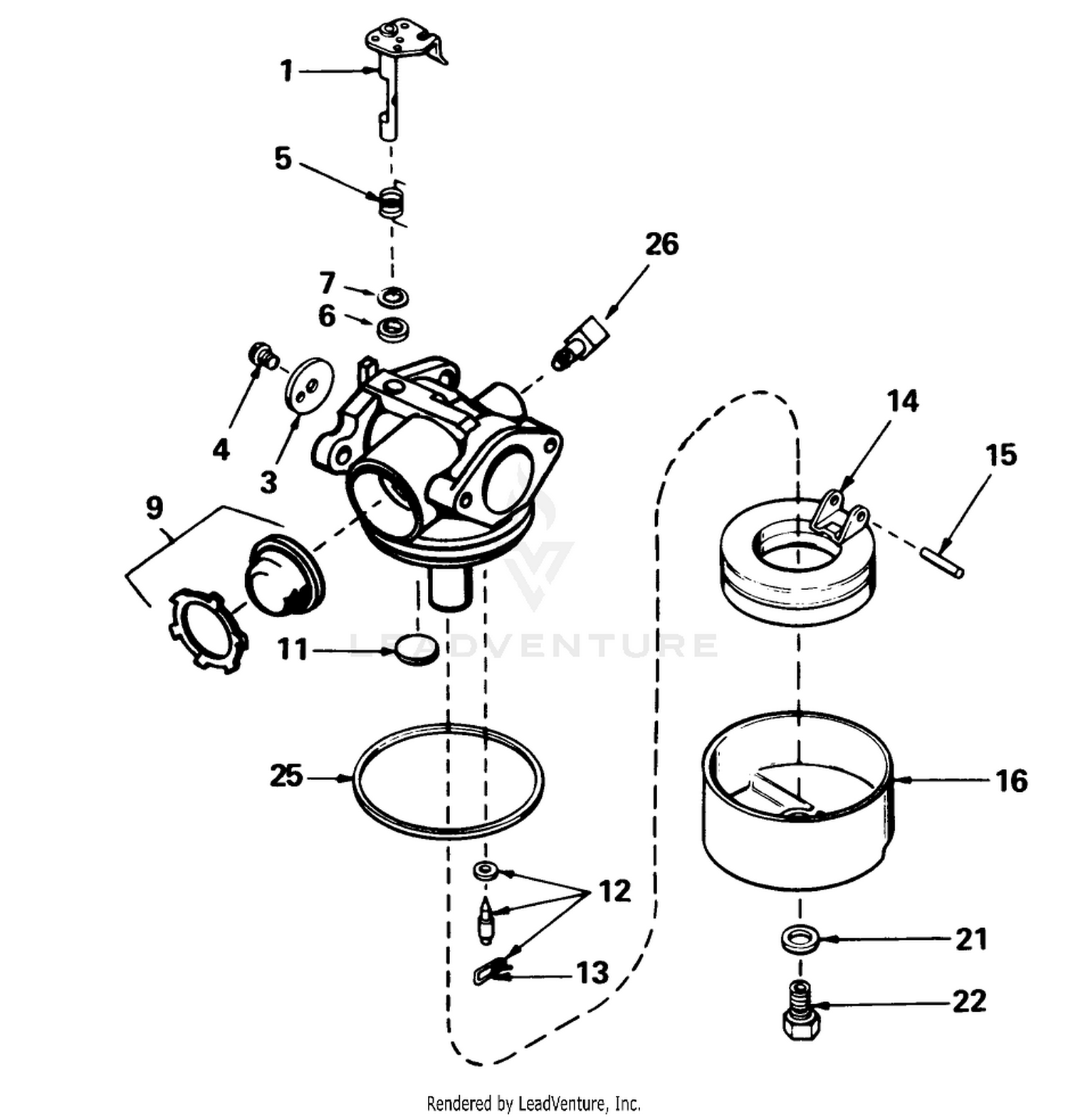 Carburetor No. 632098
