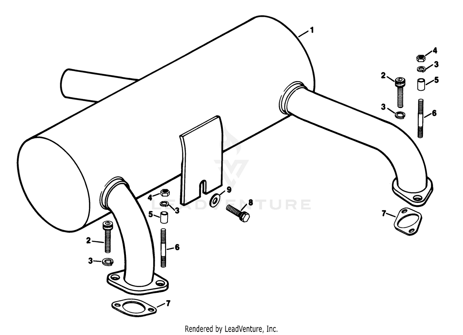 Exhaust-Engine Kohler Model No. Kt17qs Type No. 24324 (continued)