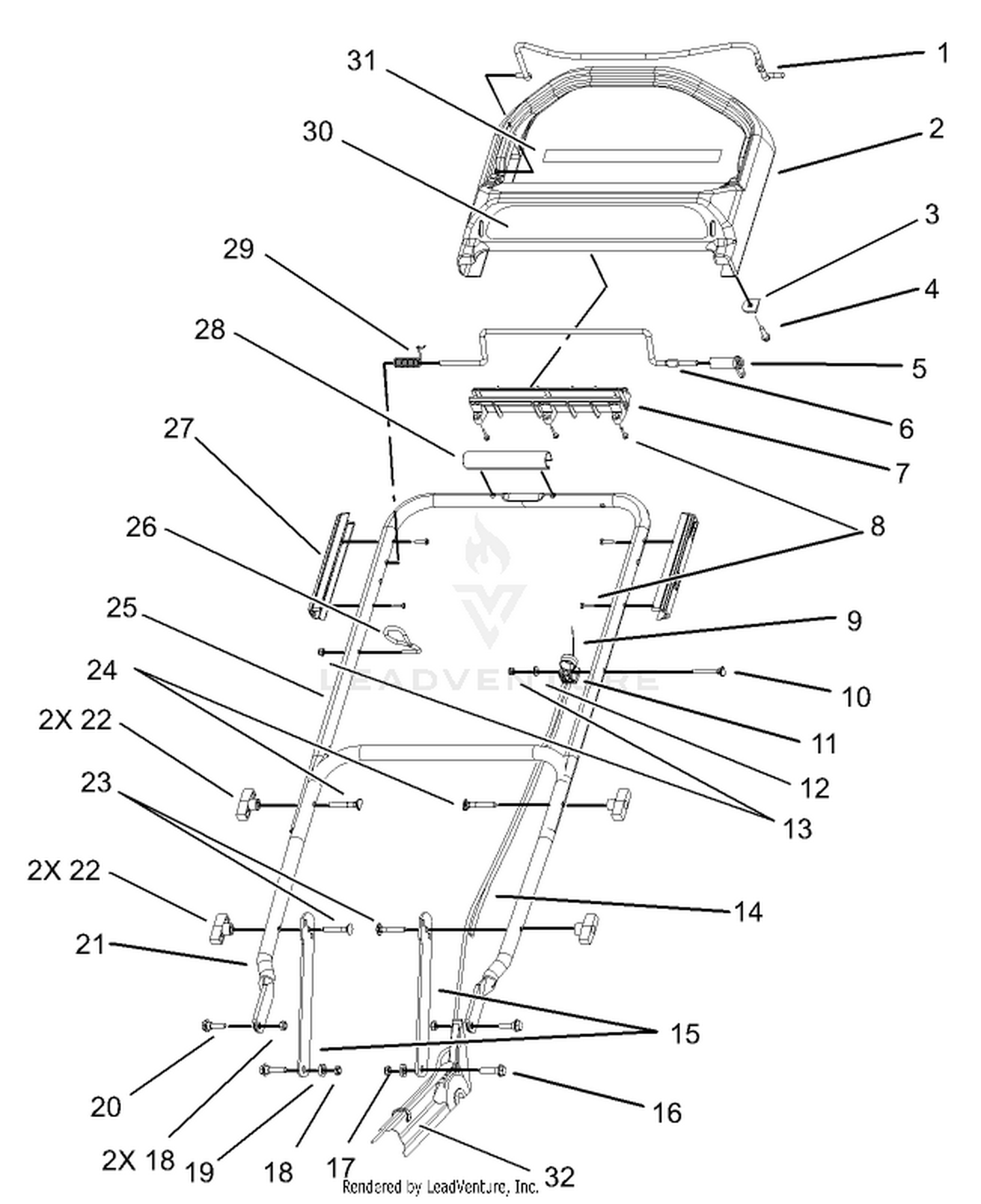 Handle and Control Assembly