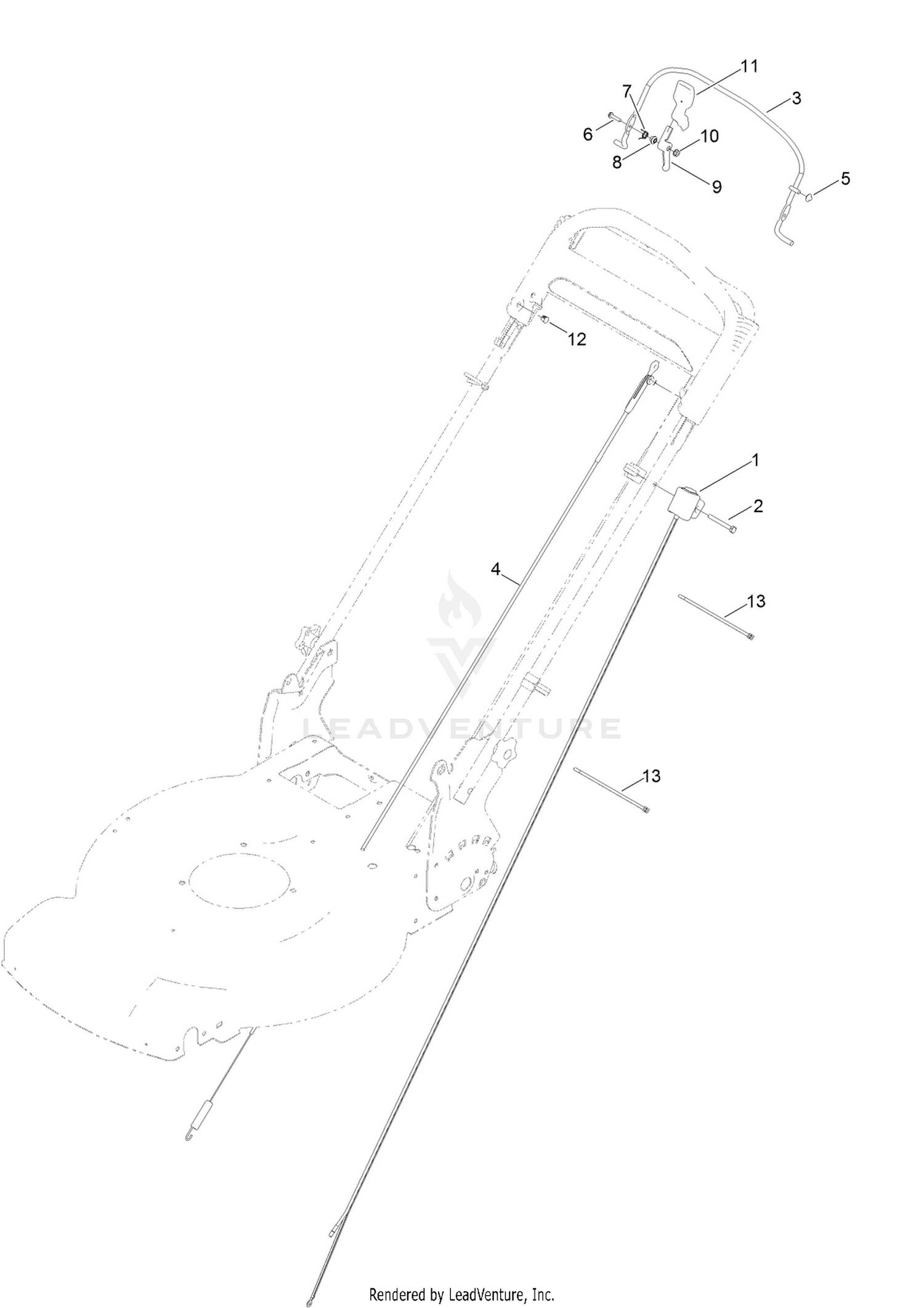 Upper Handle Assembly