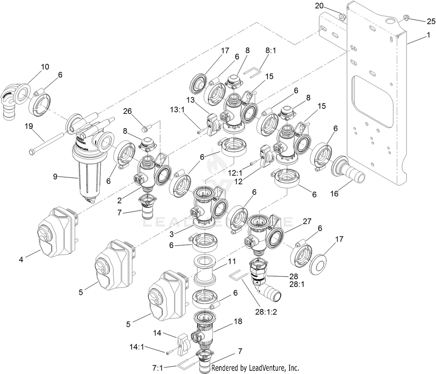 Agitation Manifold Assembly