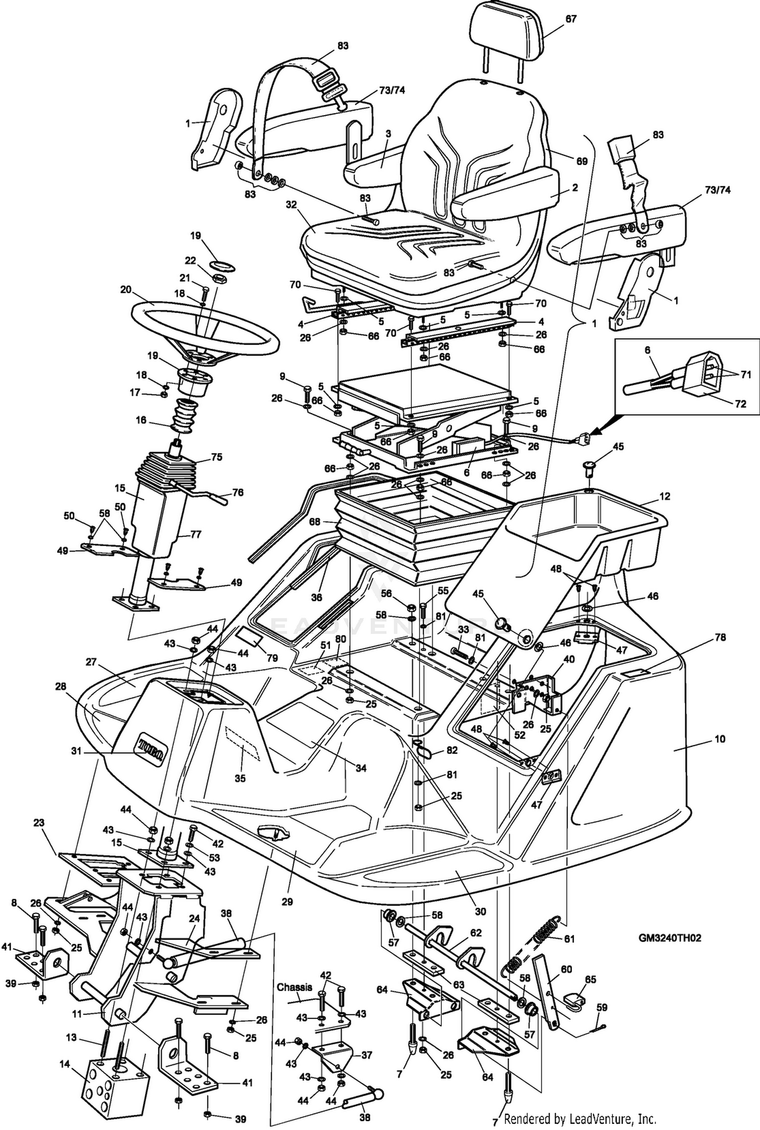 Operator Seat Assembly