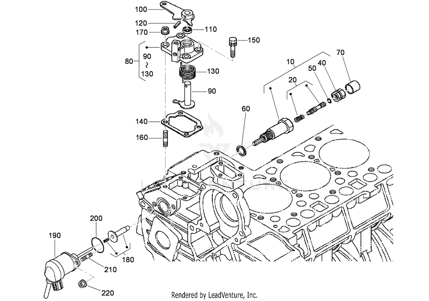 Idle Apparatus and Stop Solenoid Assembly