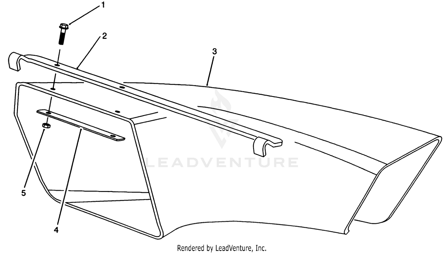 Side Discharge Chute Model No. 59112 (optional)
