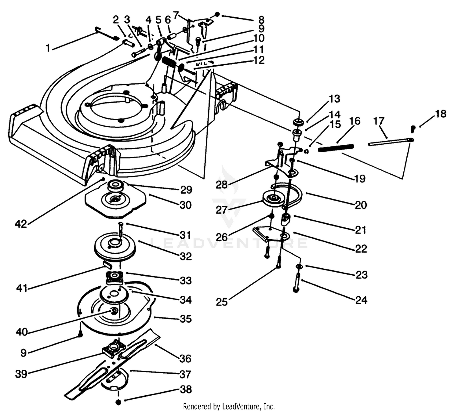 Blade Brake Clutch Assembly
