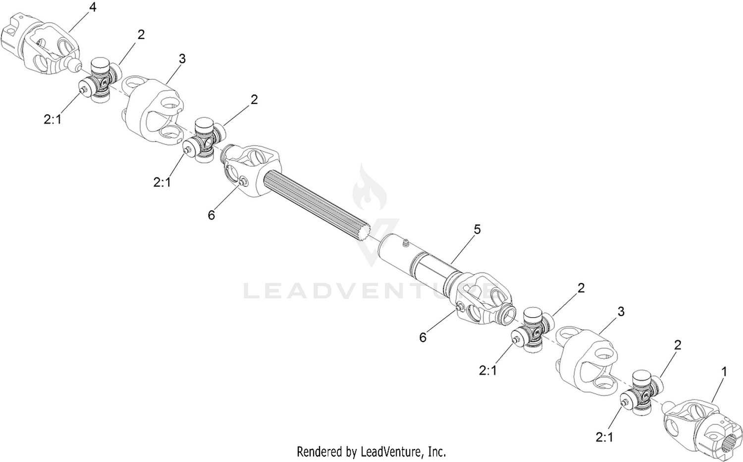 CV Drive Shaft Assembly No. 130-8581