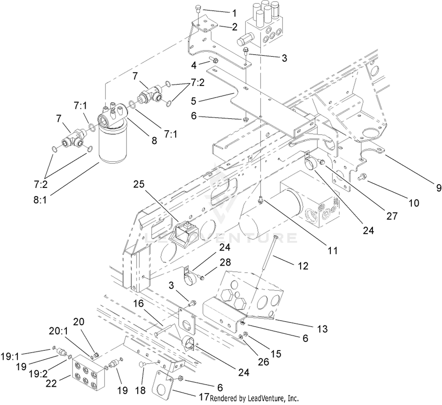 Manifold Mounting and Fitting Assembly