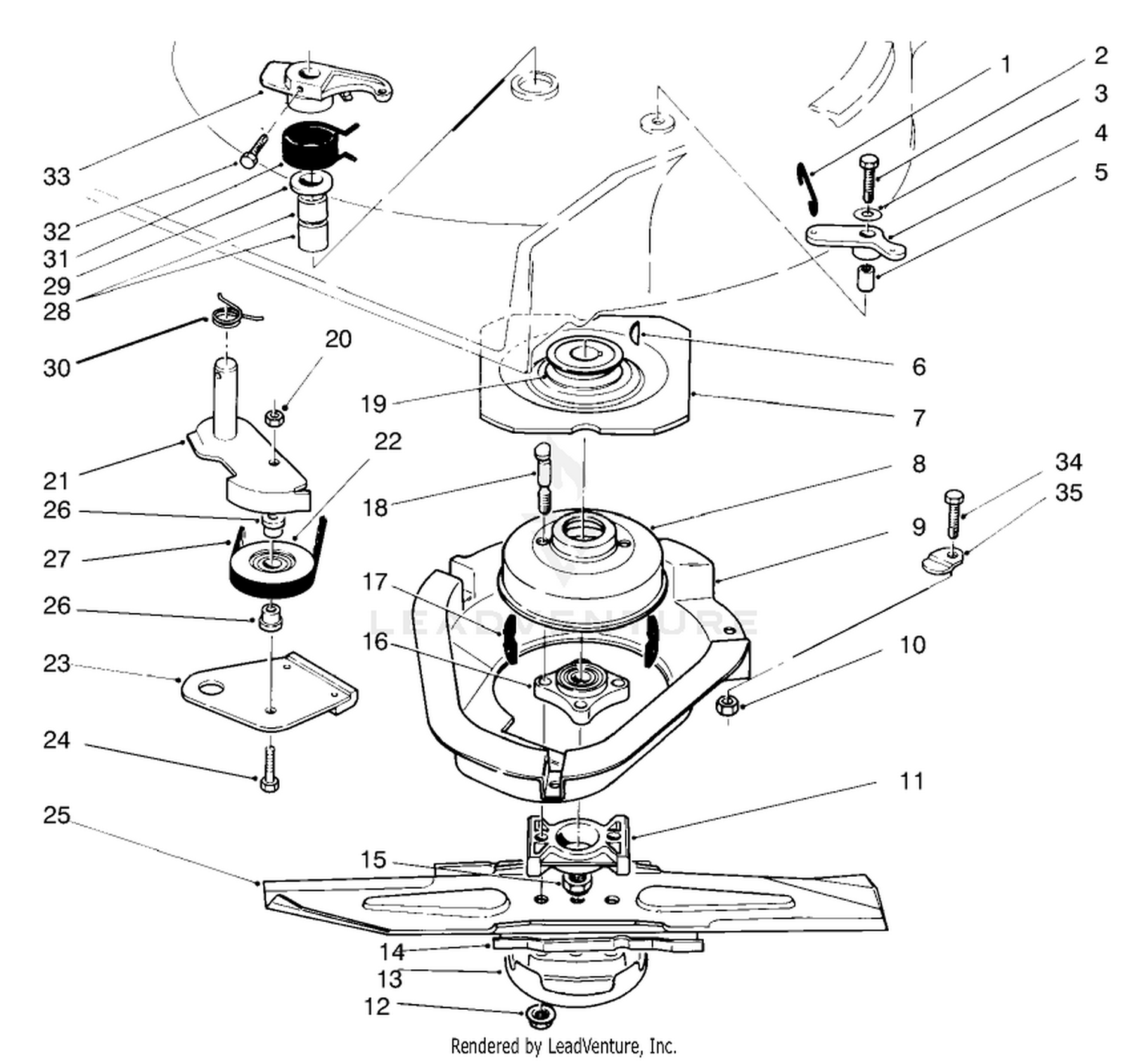 Blade Brake Clutch Assembly