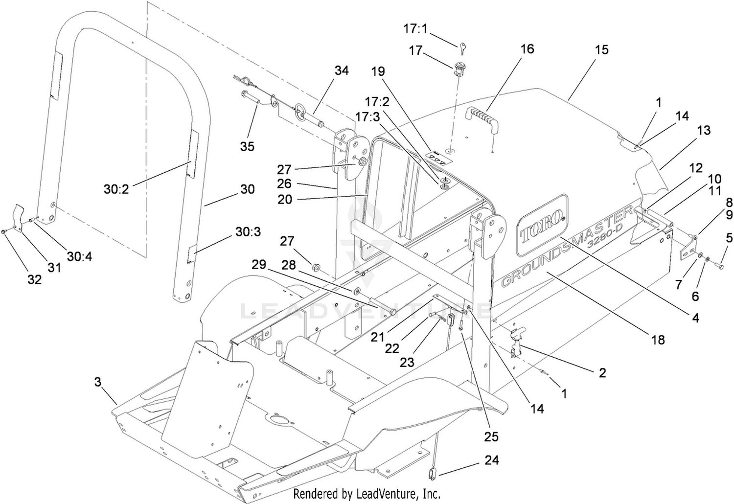 Frame and Hood Assembly