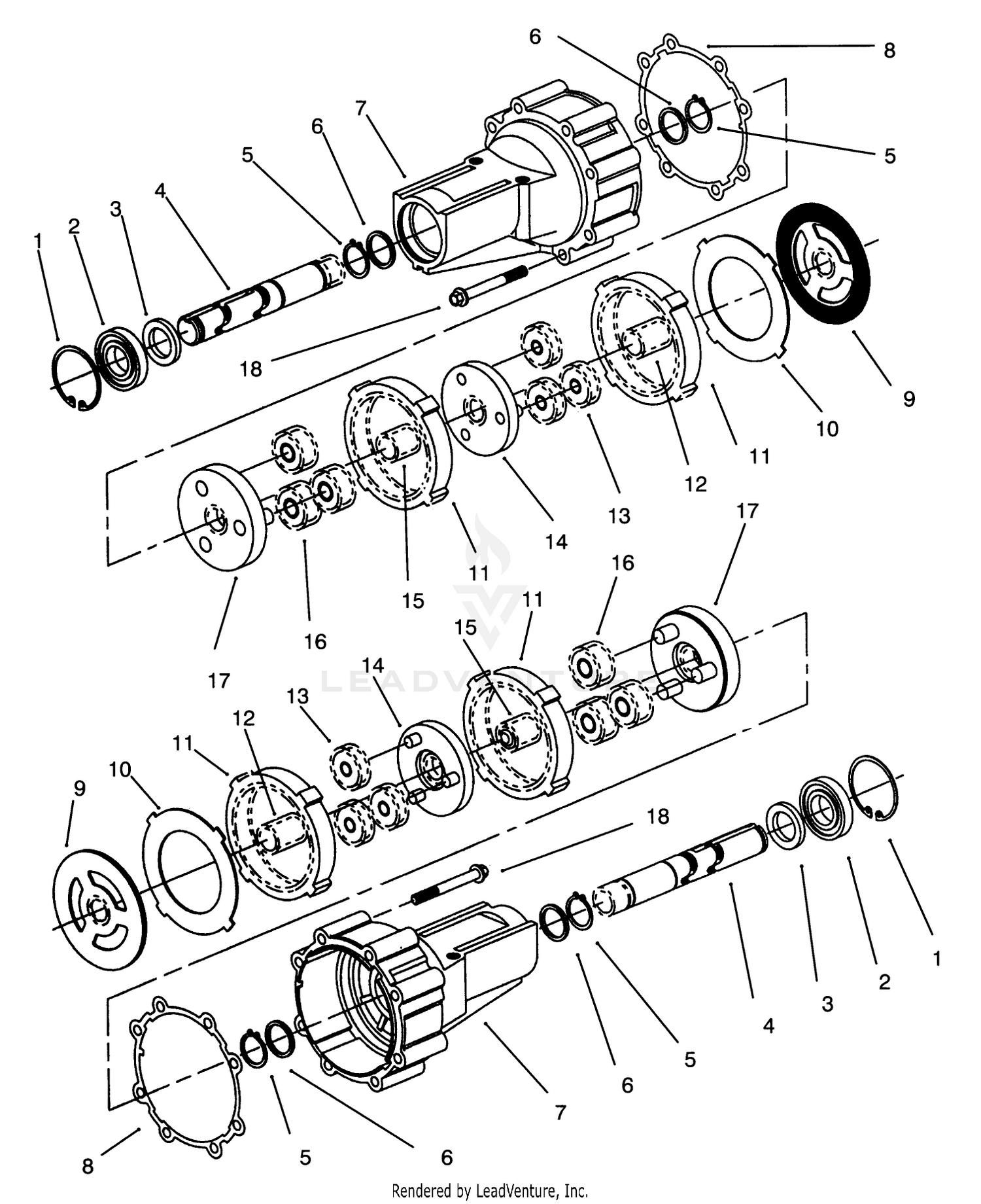 Transmission Eaton Model 751-045 2