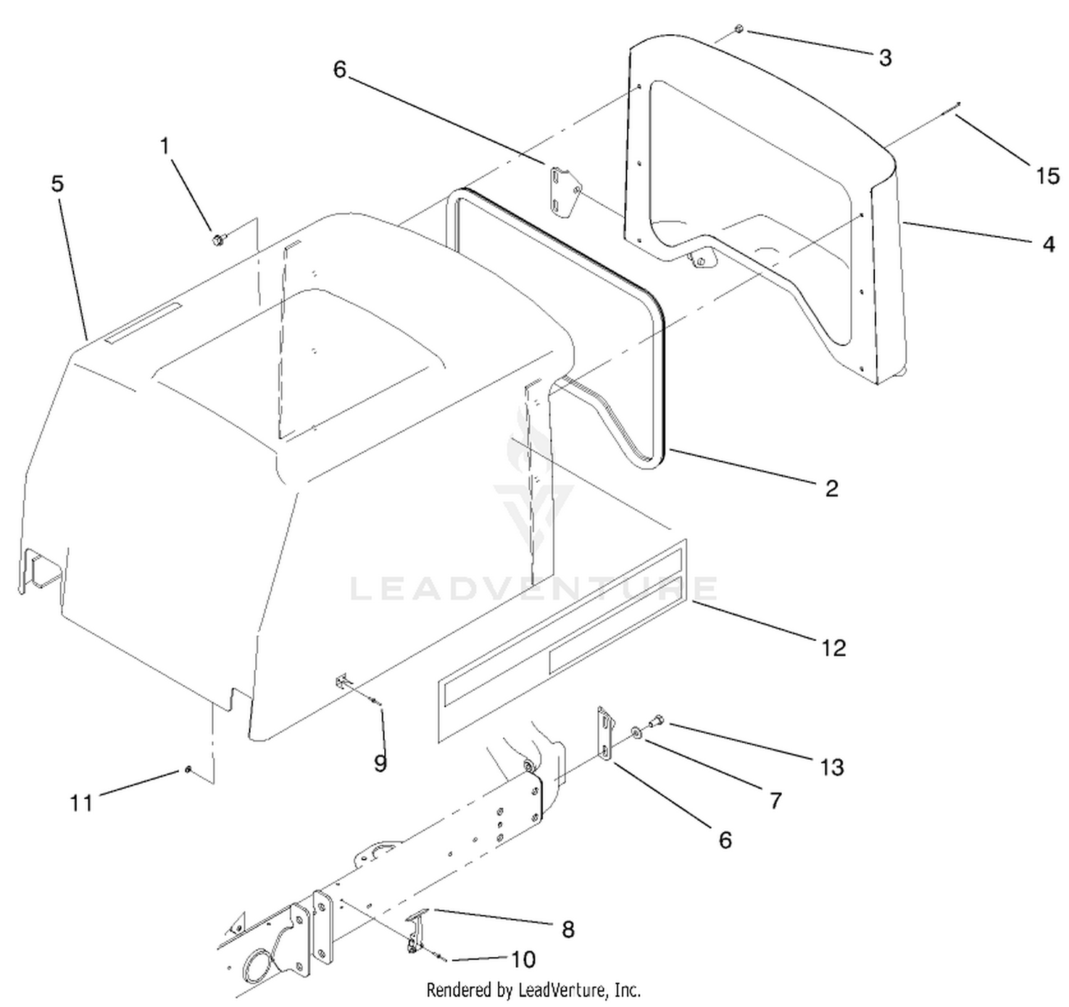 Hood and Screen Assembly