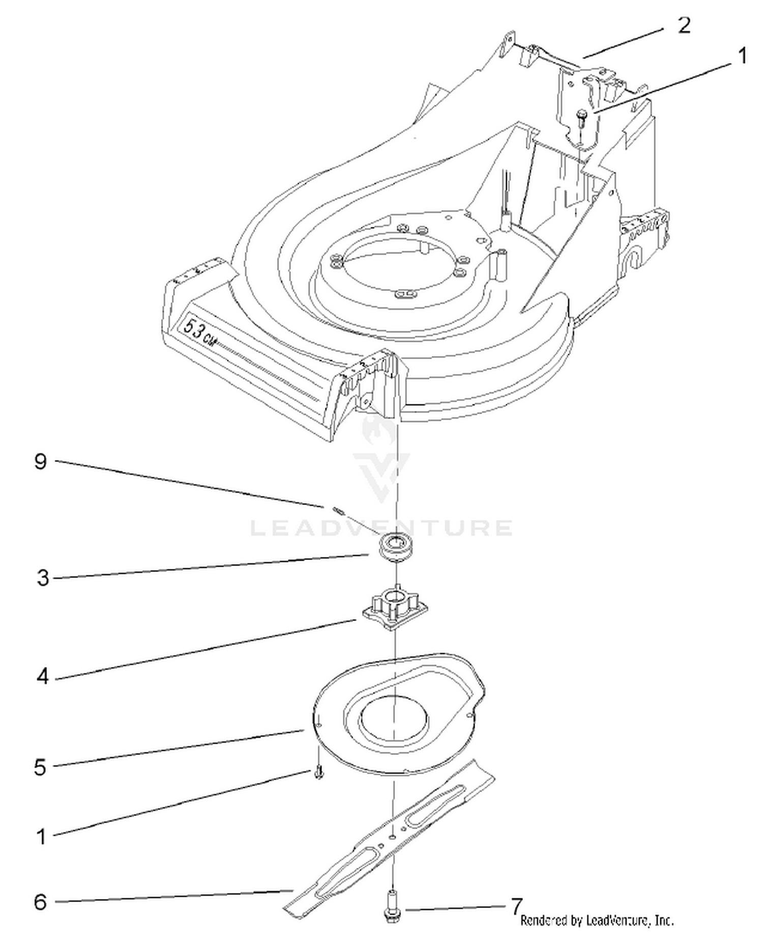 Blade and Brake Assembly