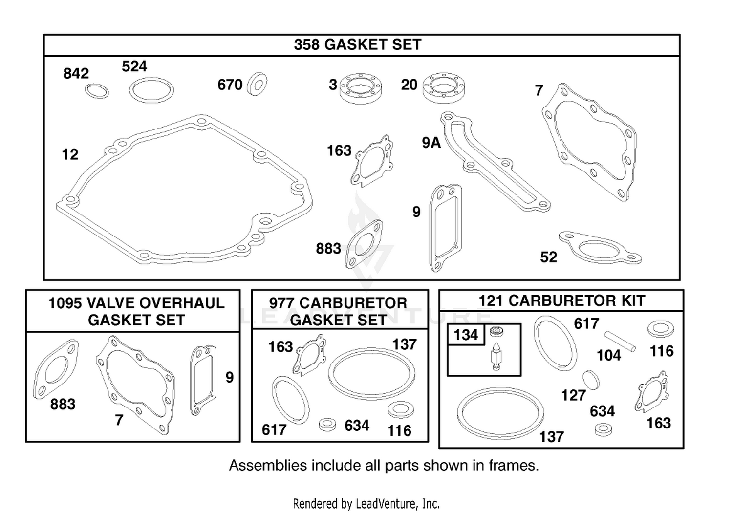 Engine Briggs  Stratton Model 12u802-0639-01 9