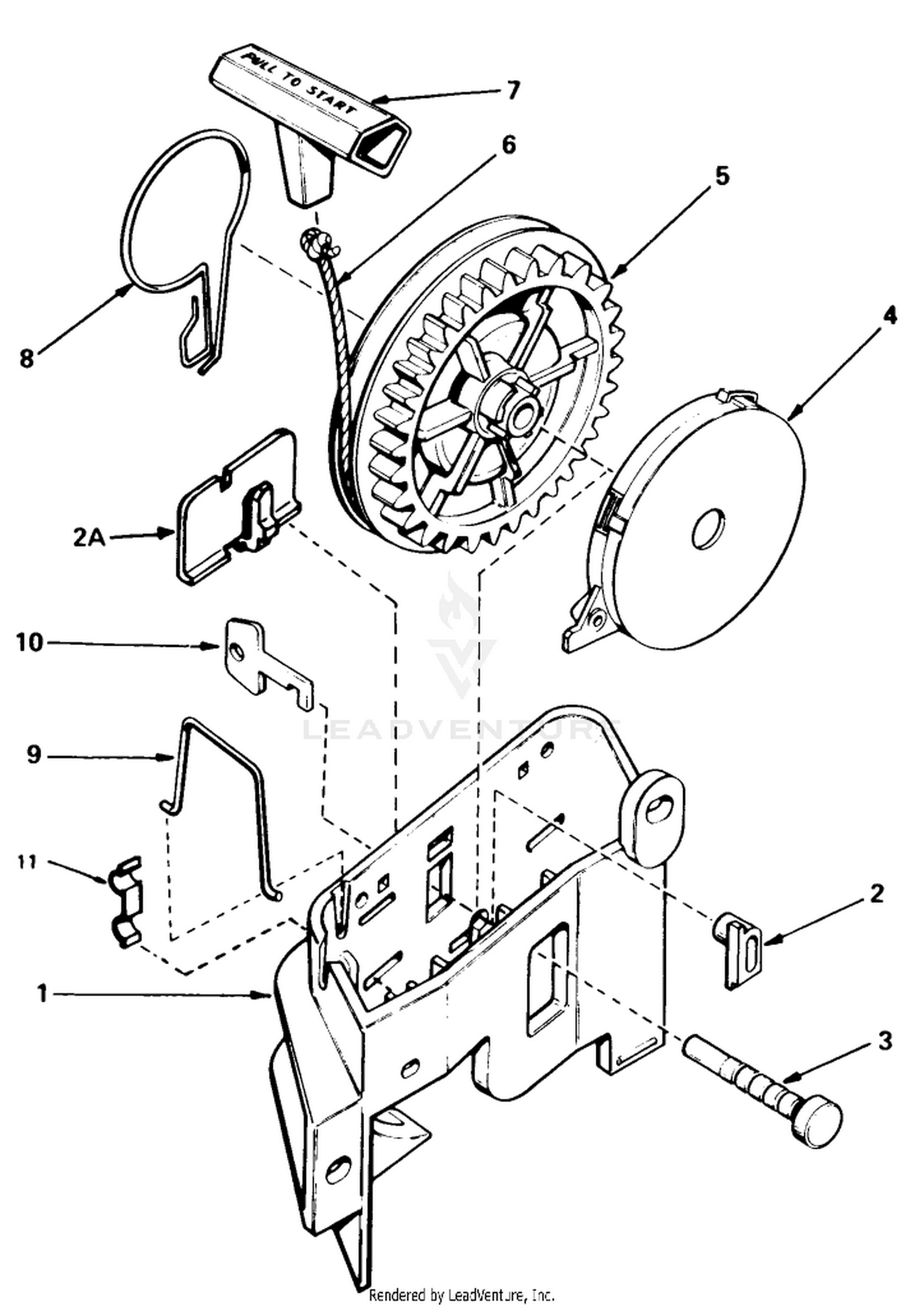Rewind Starter No. 590531
