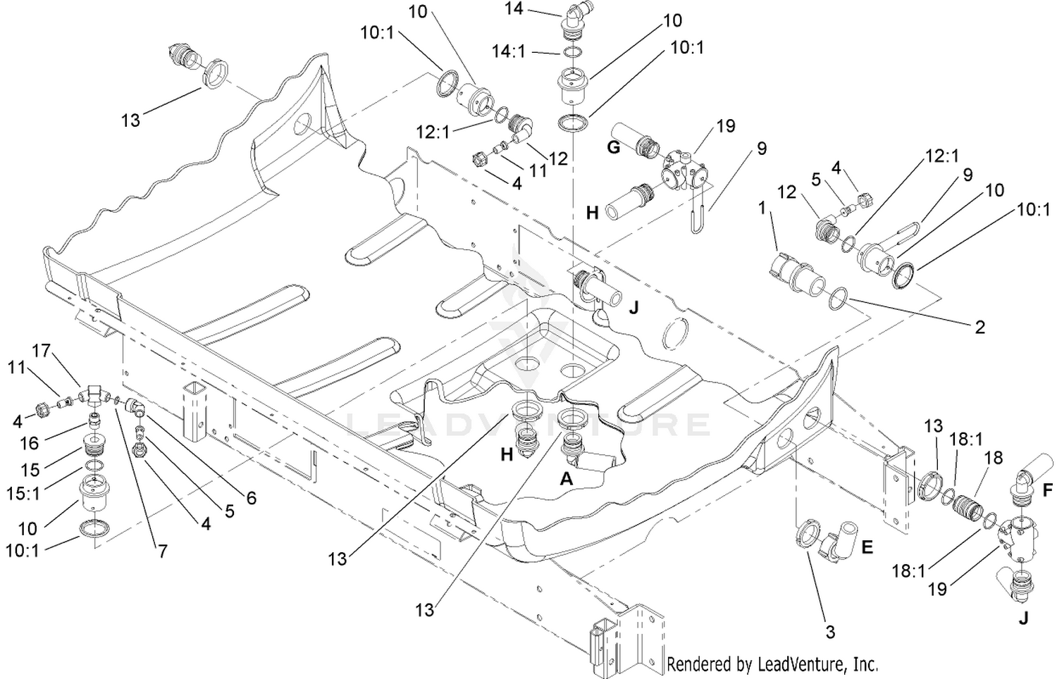 Lower Sprayer Component Assembly