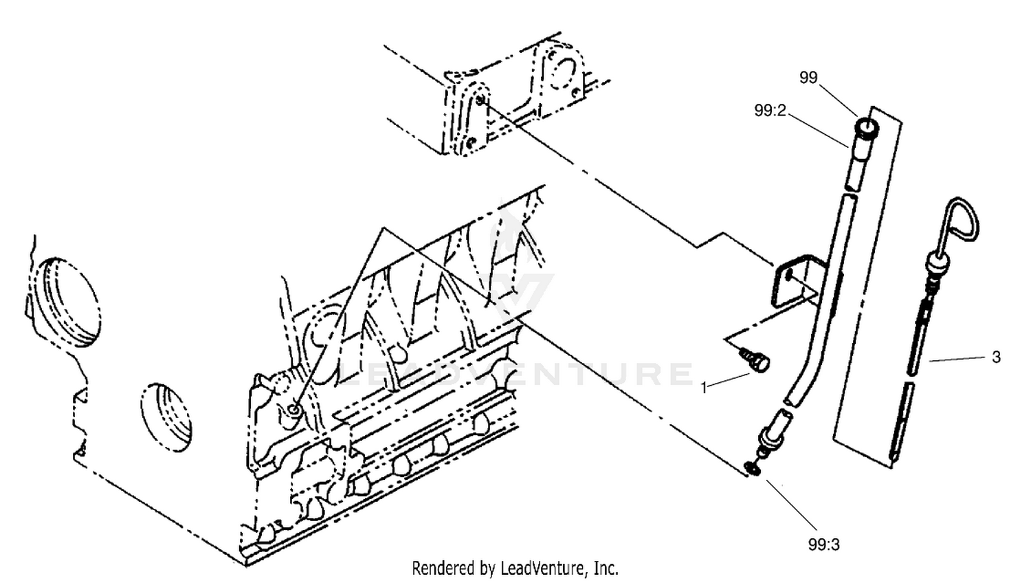 Dipstick and Guide Assembly