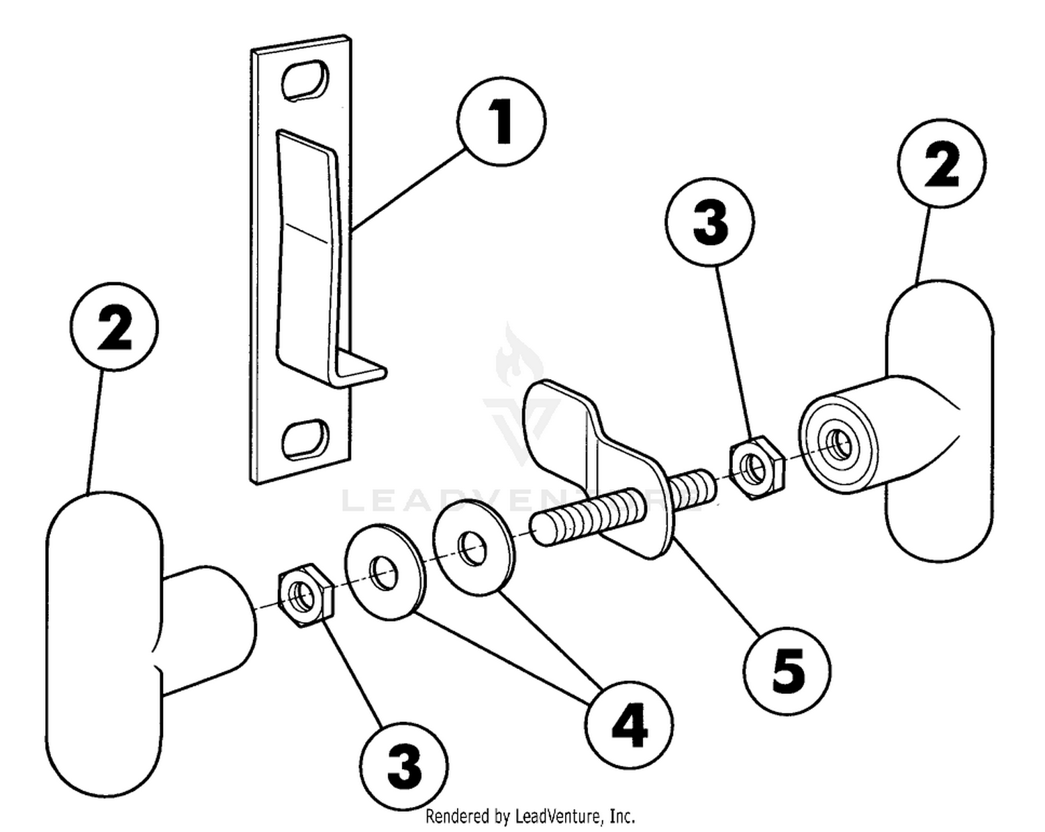 DOOR LATCH UPGRADE KIT (93-1095)