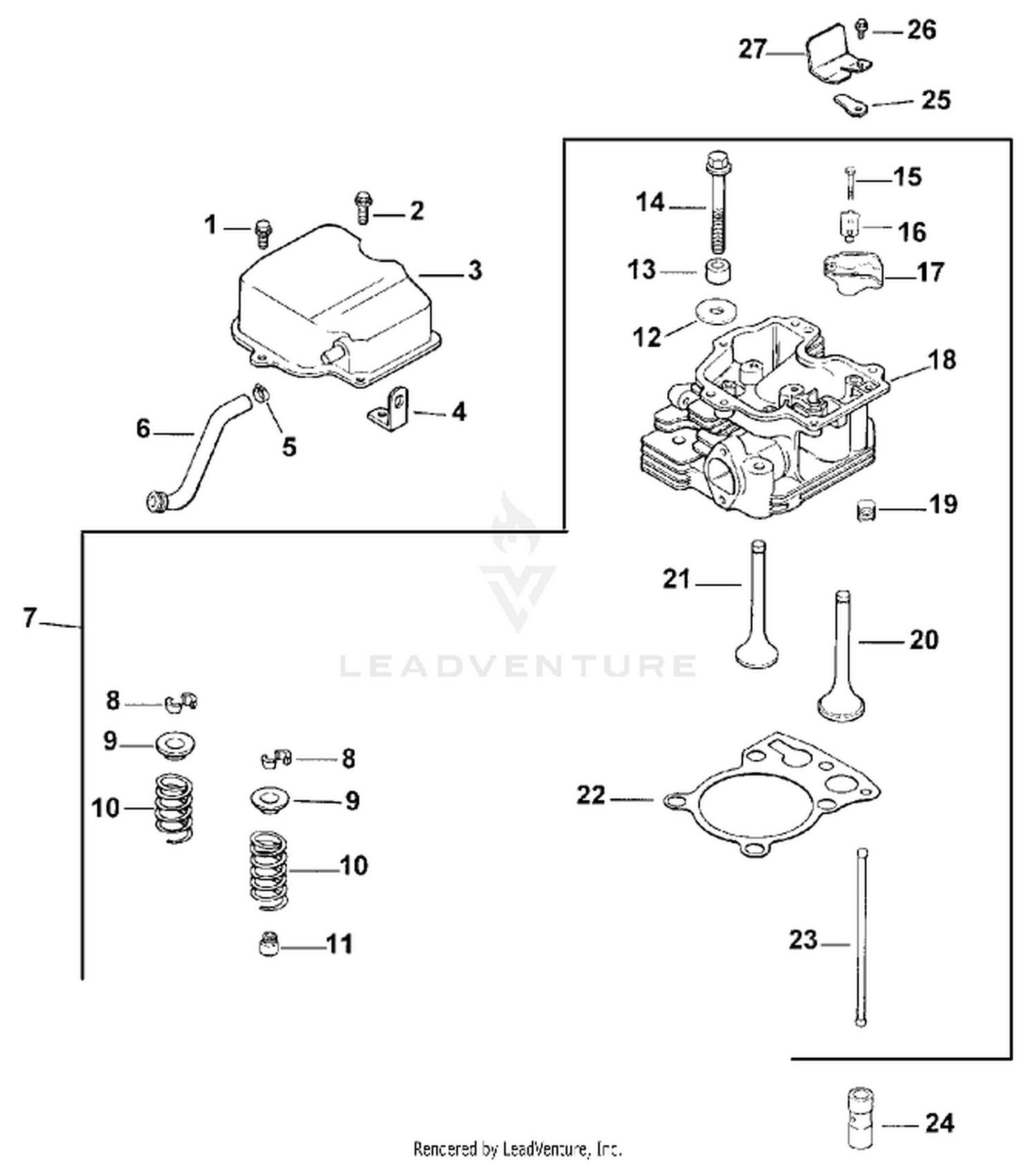 Cylinder Head/valve  Breather
