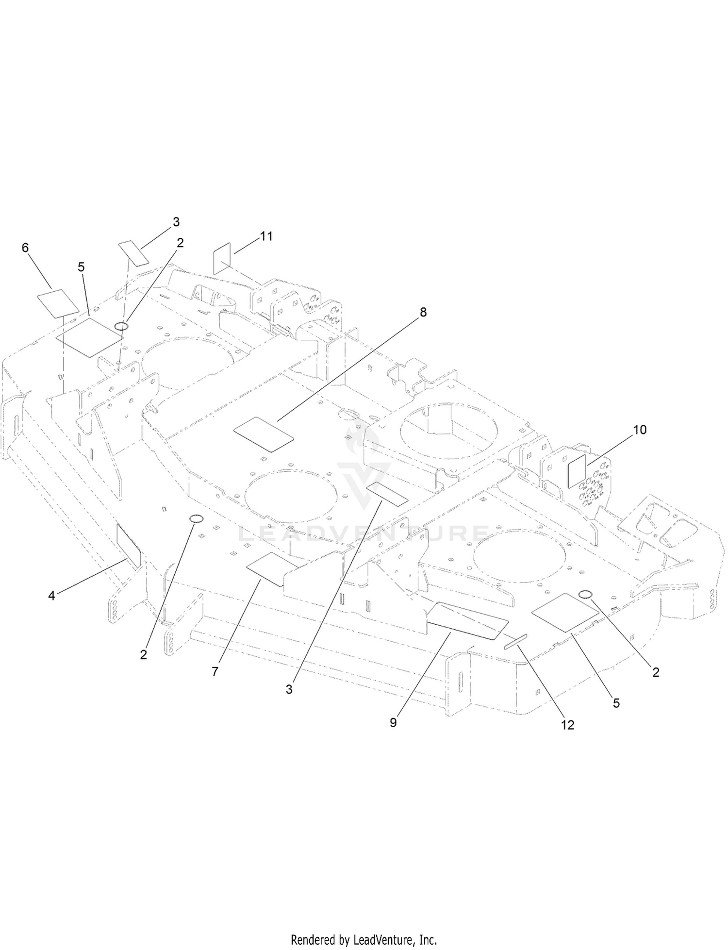Deck Decal Assembly No. 138-4446SP