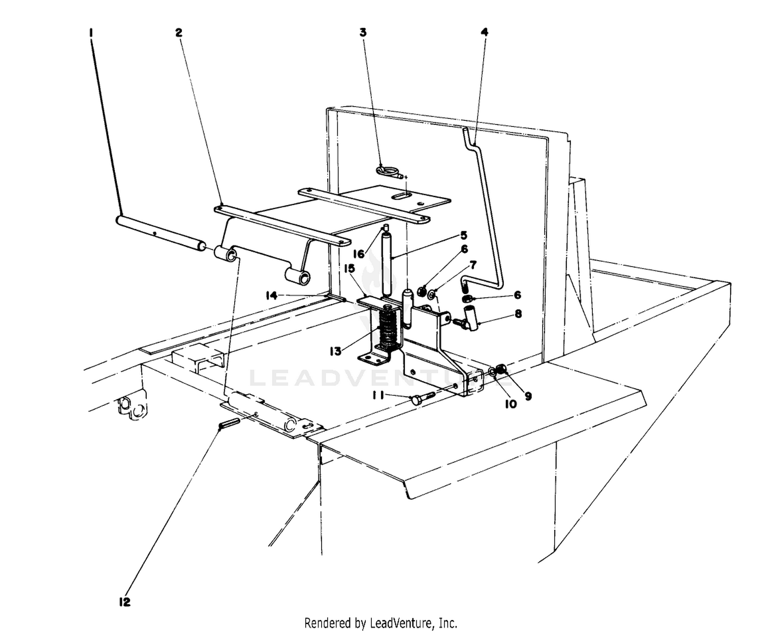 Standard Seat Kit Model No.30785 (continued)
