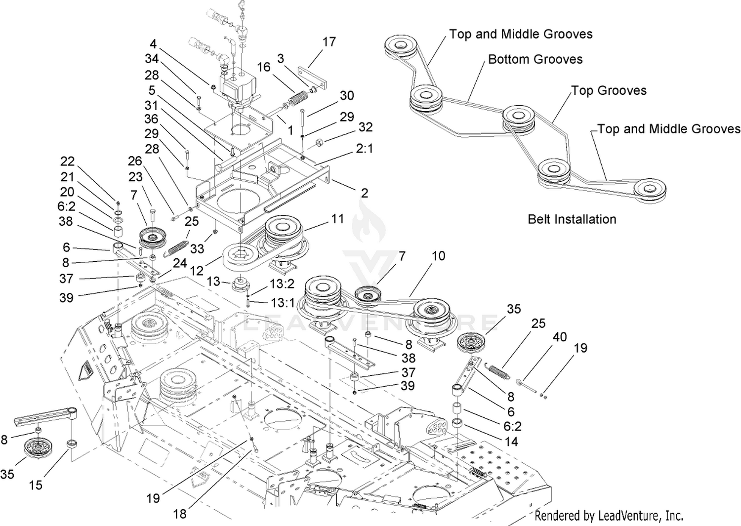 Pulley and Drive Assembly