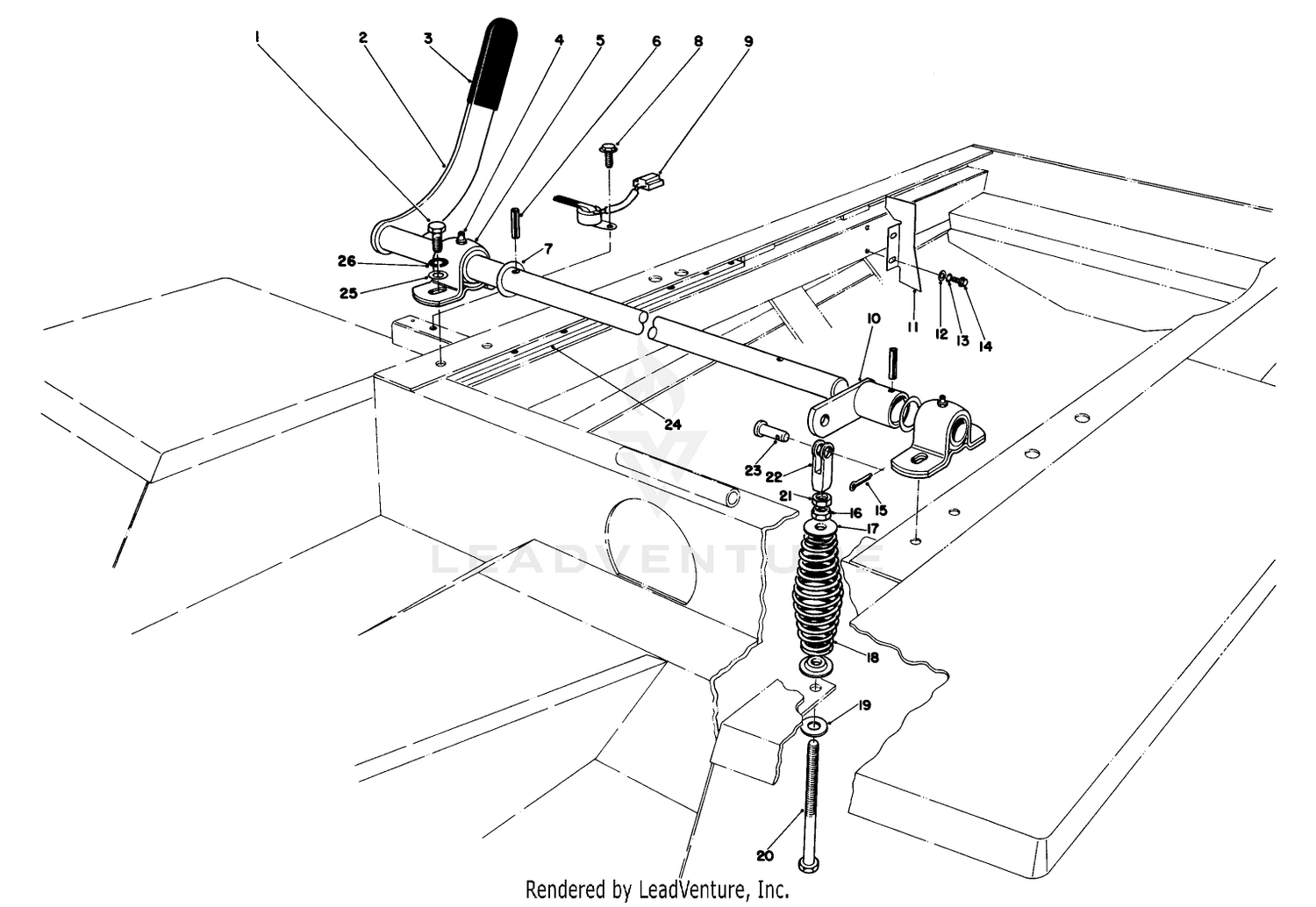 Power Take Off Lever Assembly