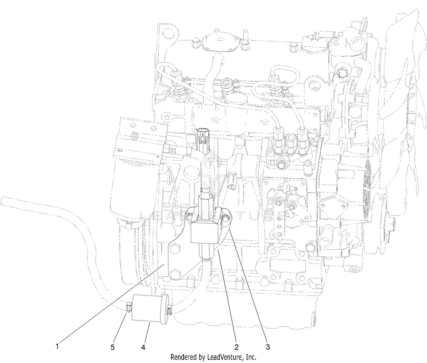 Fuel Pump Replacement Kit Assembly 144-4020  Groundsmaster 3500 Series and Reelmaster 3100 and 3500 Series