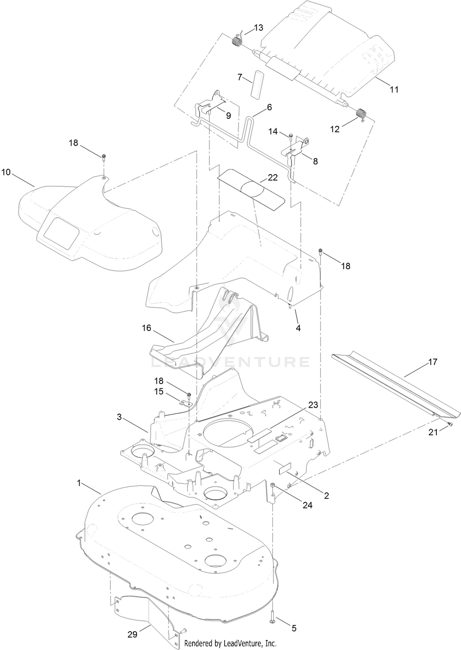 Deck and Frame Assembly