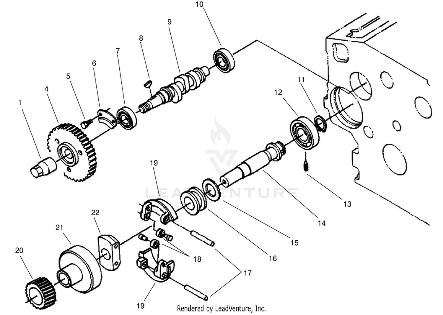 Fuel Camshaft Assembly