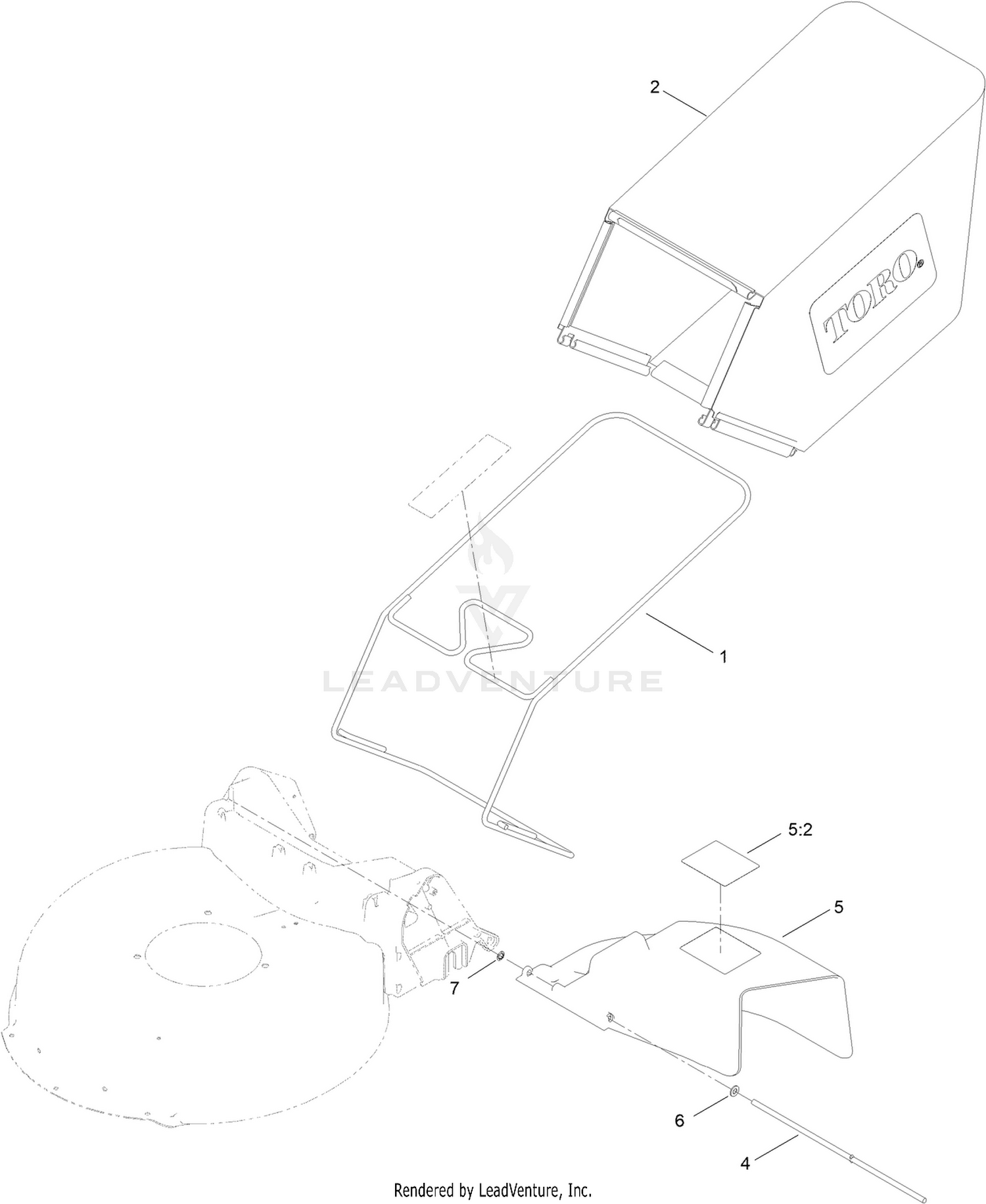 Bag and Chute Assembly