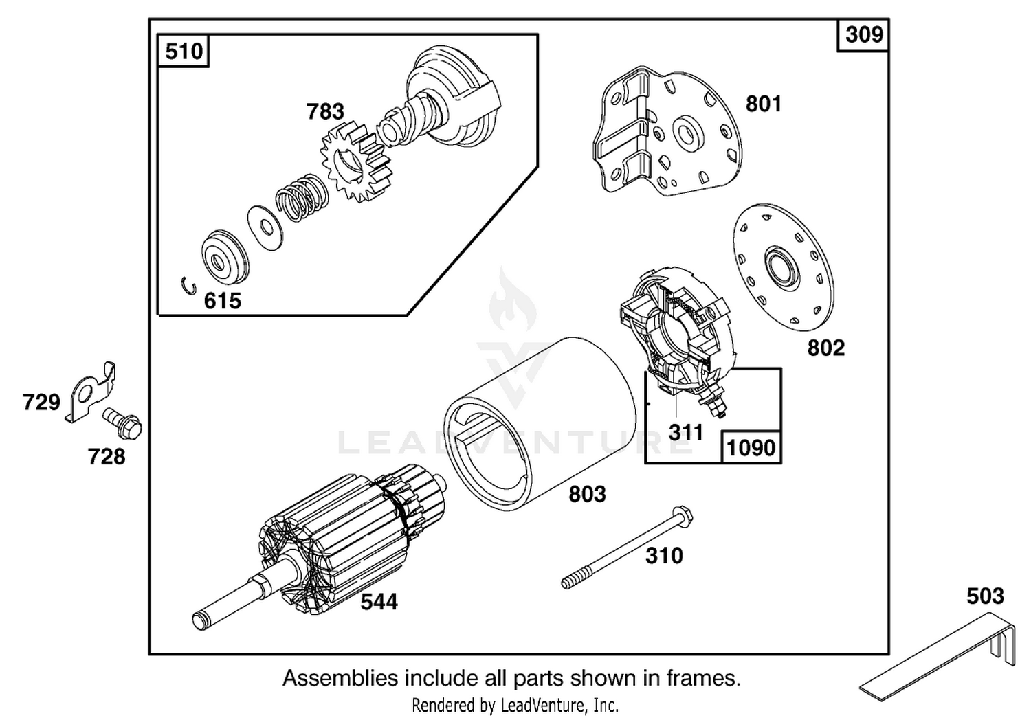 Engine Briggs  Stratton Model 28m707-0127-01 8