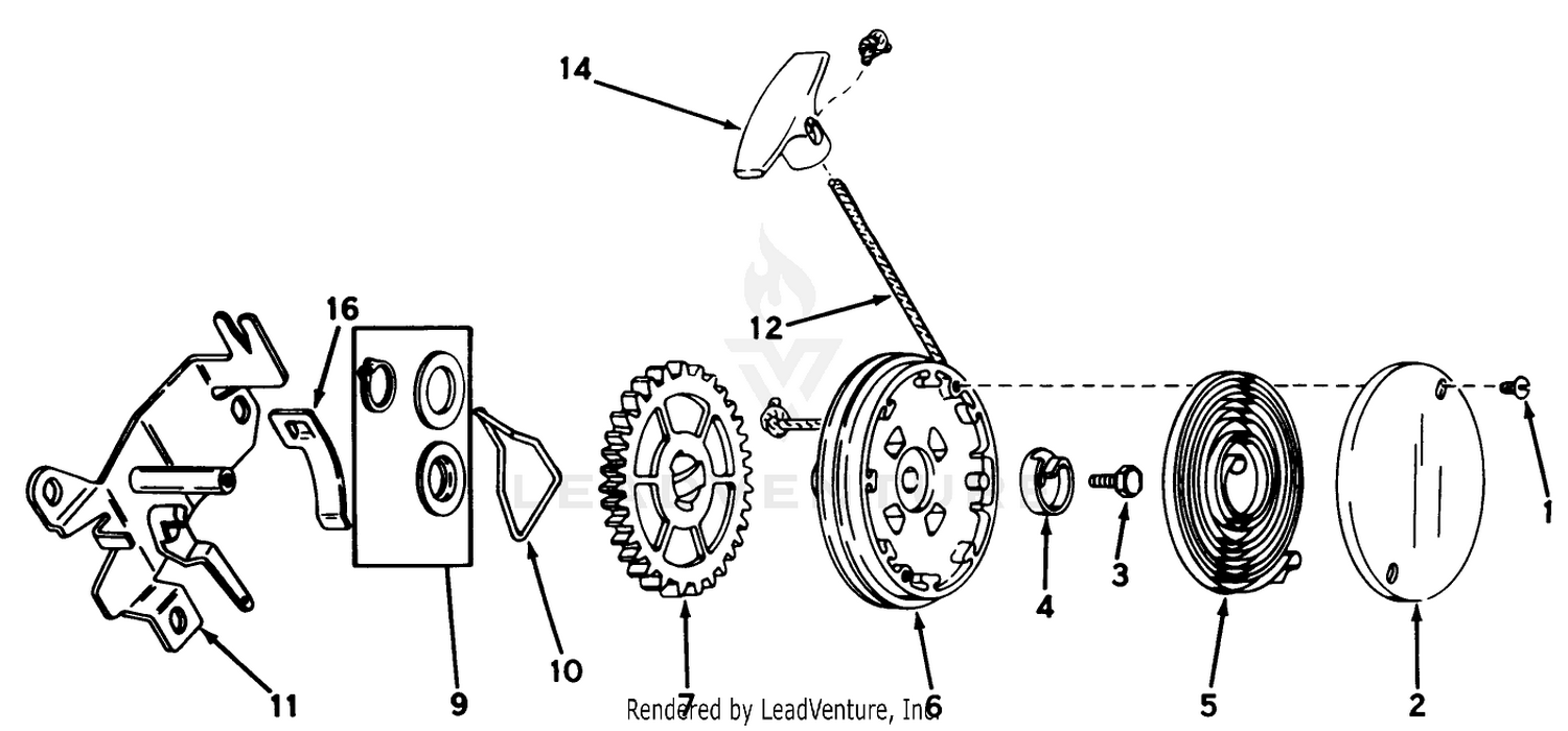 Rewind Starter No. 590519 (model No. 20562)
