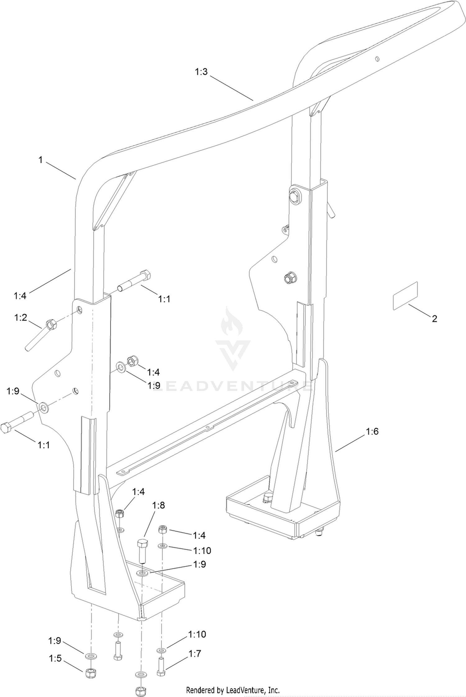 Roll-Over Protection System Assembly