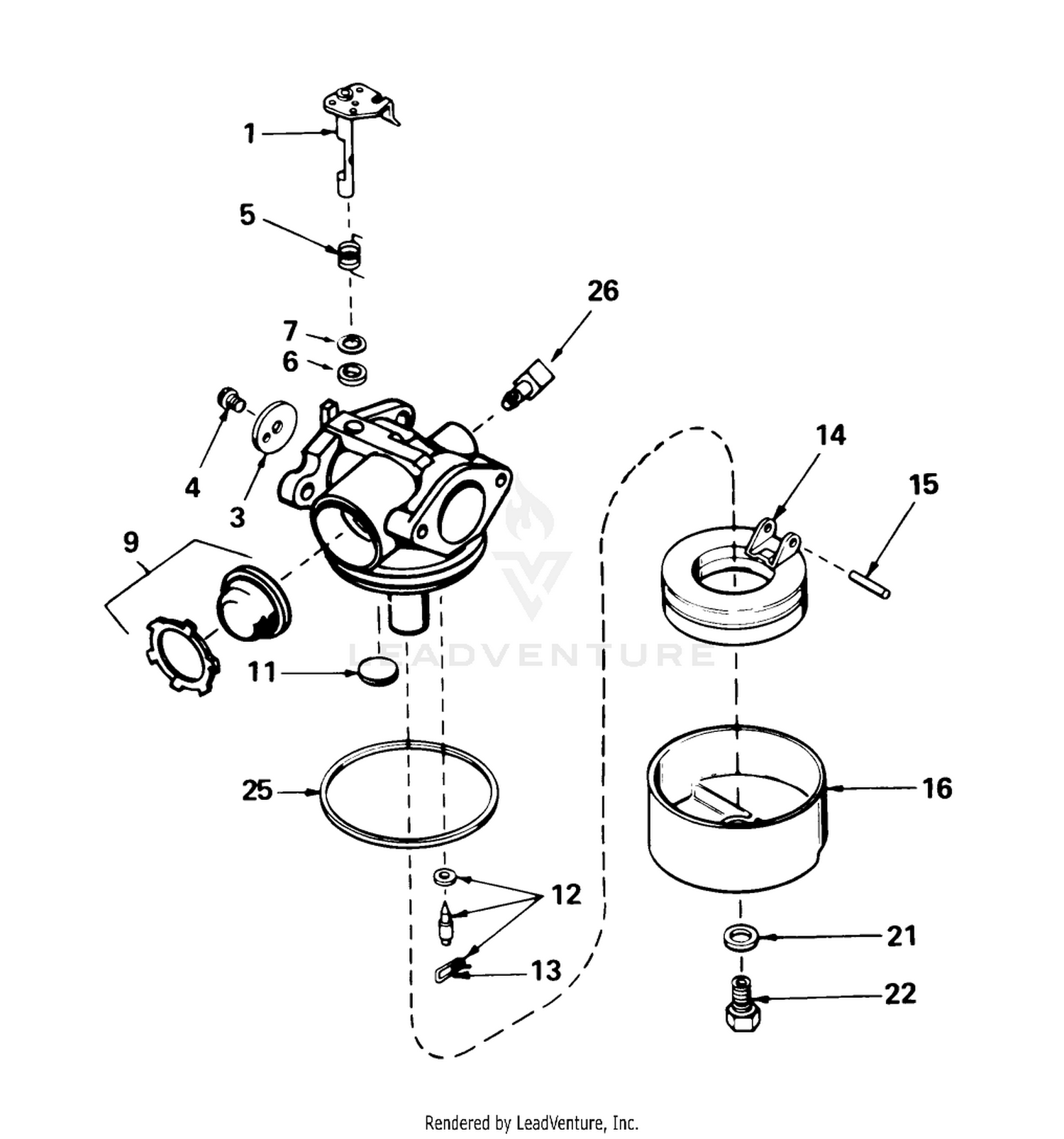 Carburetor No. 632098