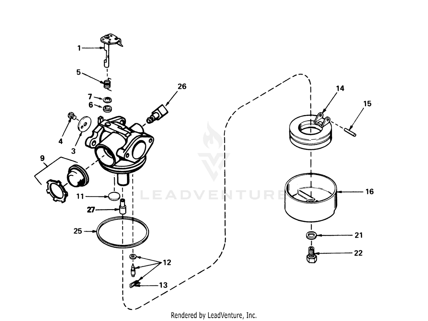 Carburetor No. 632050a