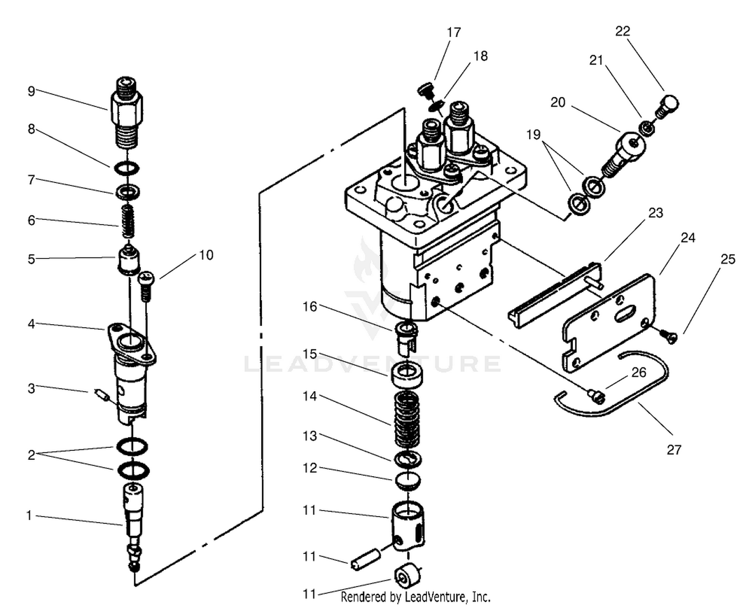 Injection Pump Assembly No. 98-9643
