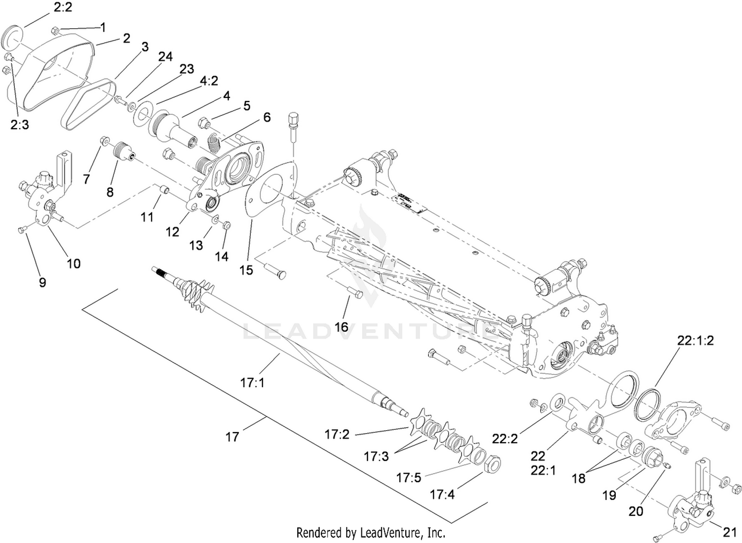 Right Hand Groomer Assembly