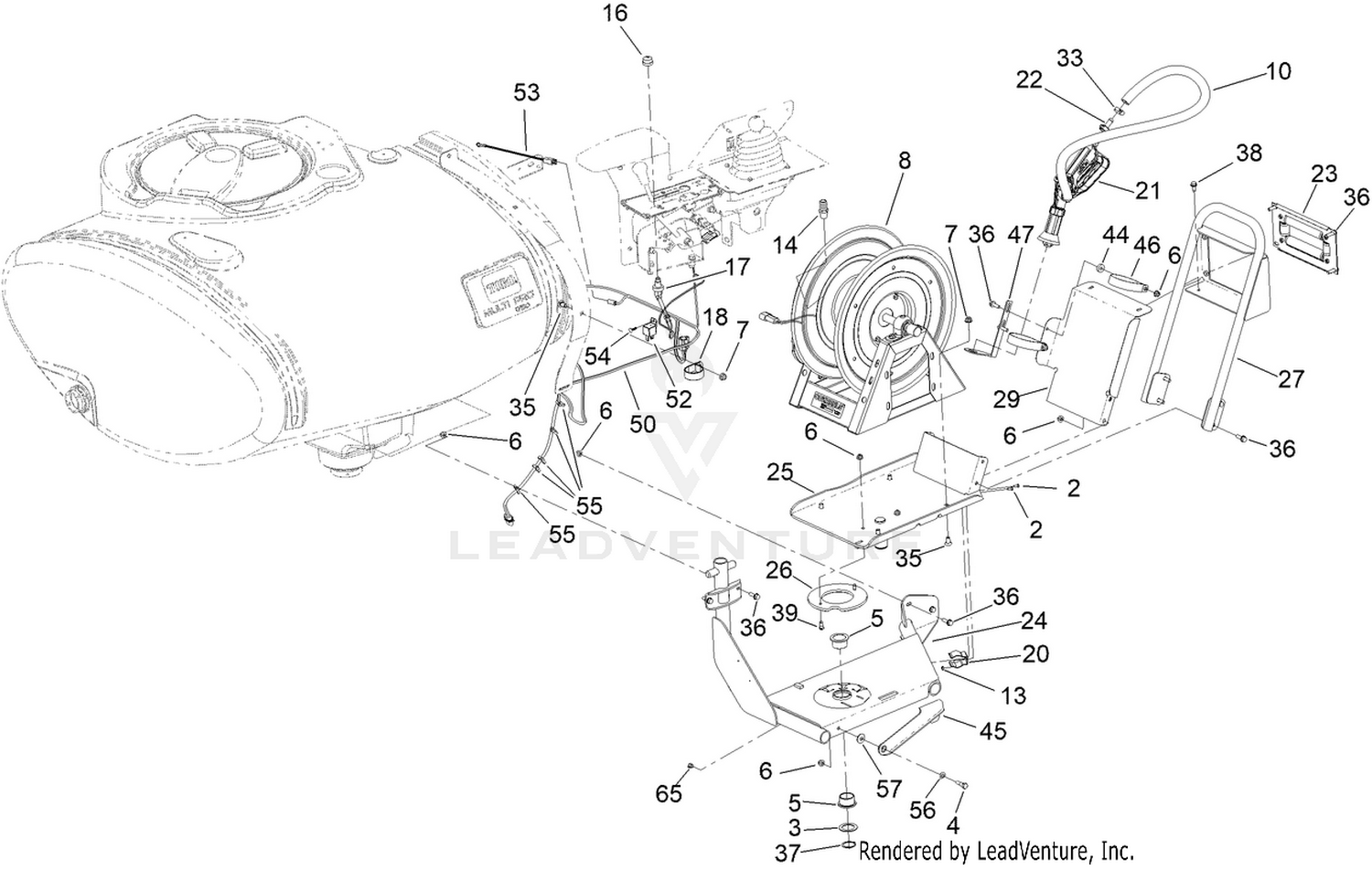 Electric Hose Reel Kit