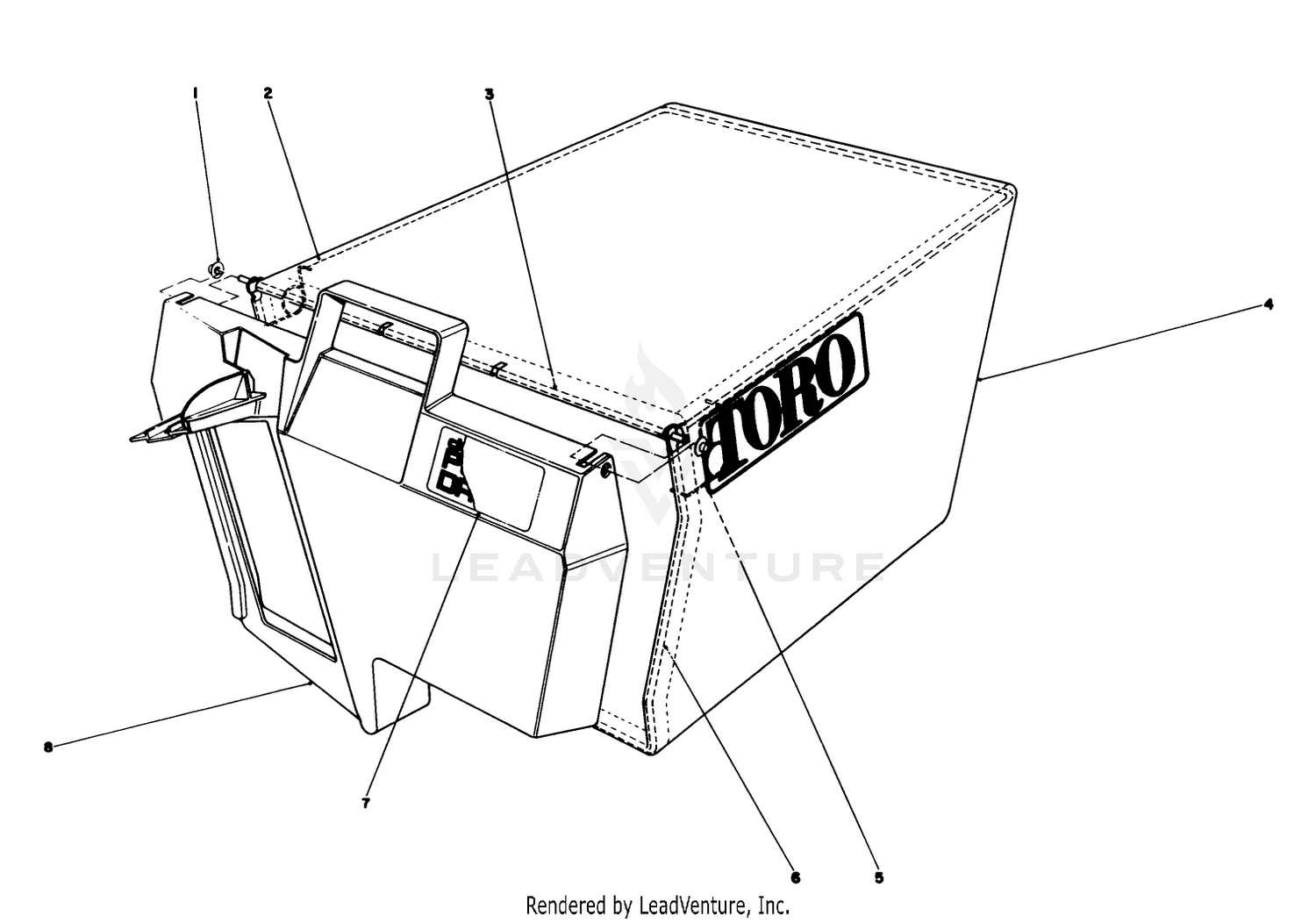 Grass Bag Assembly No. 11-0189