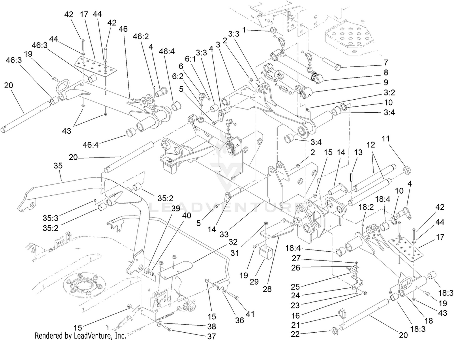 Front Lift Arm Assembly