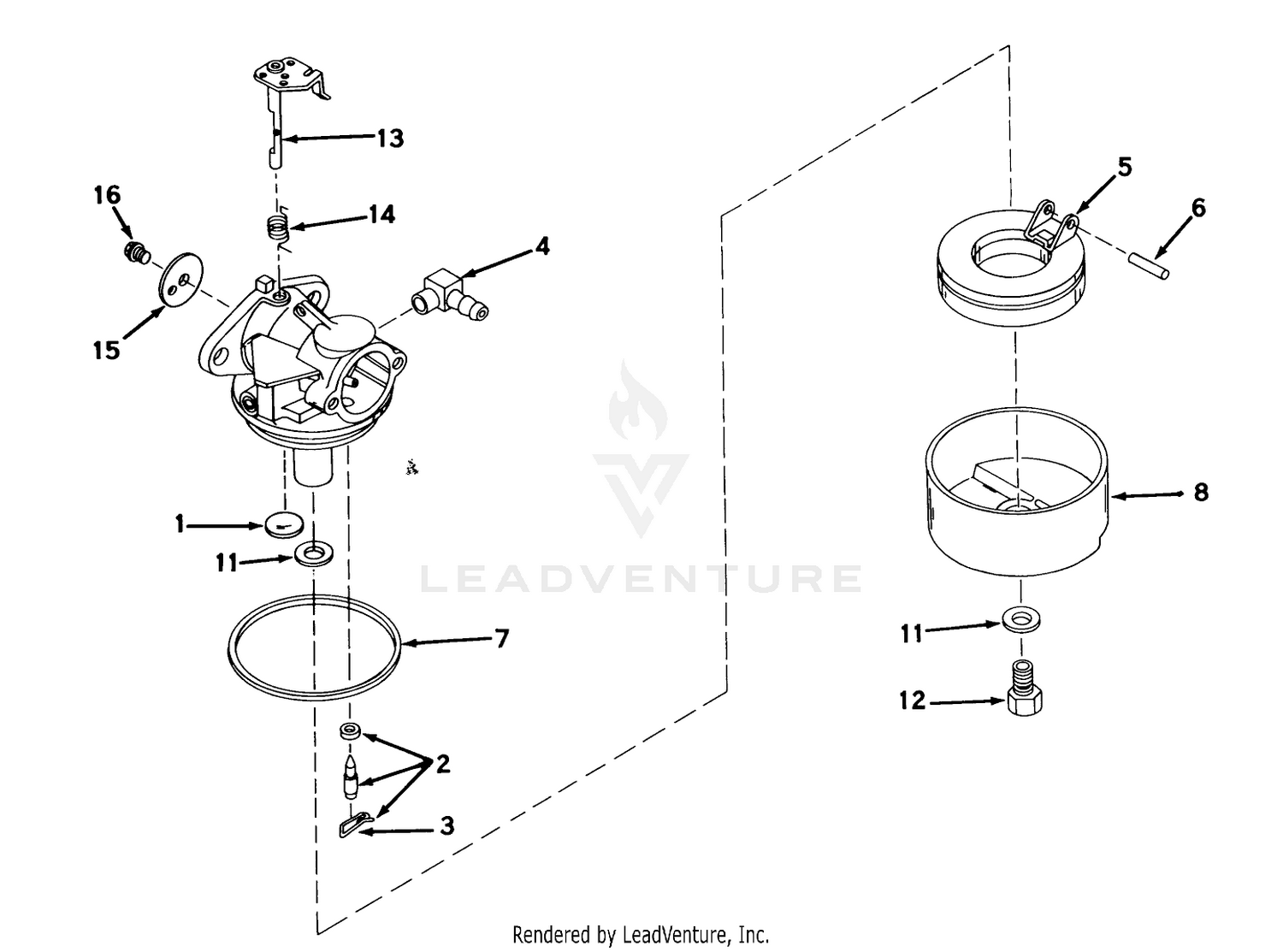 Carburetor No. 631612