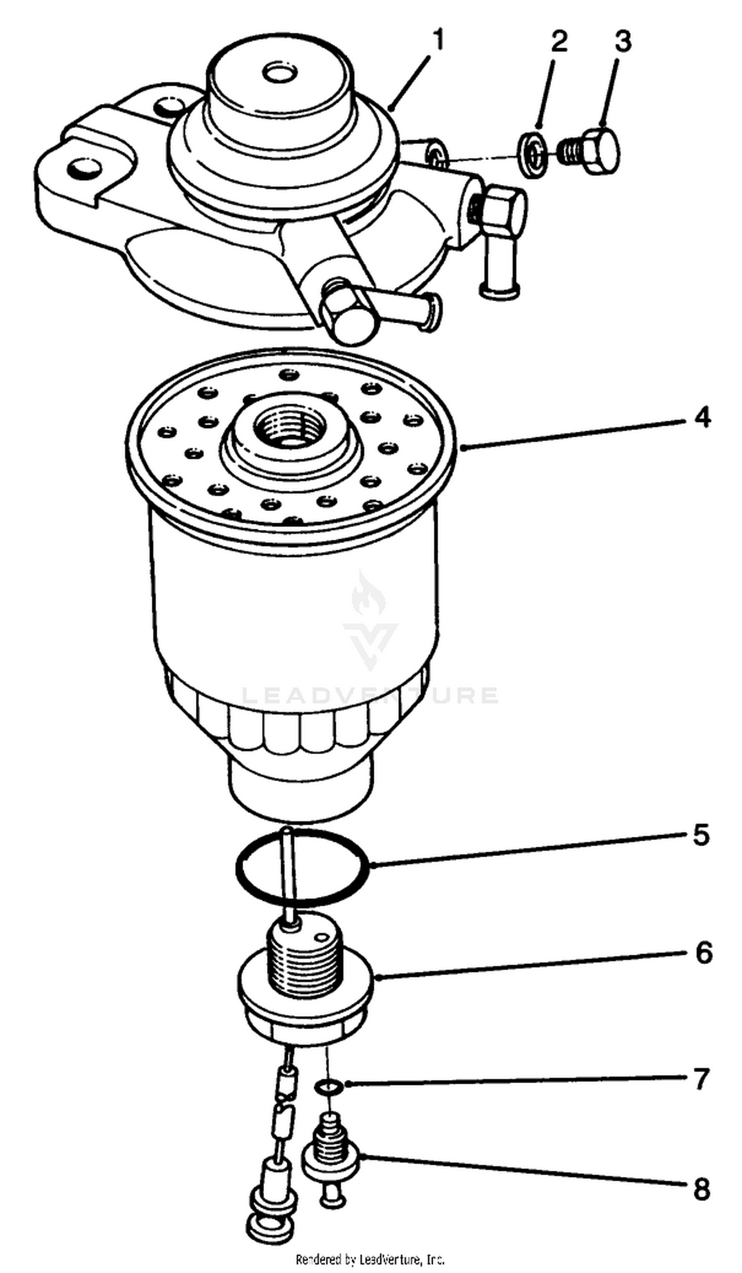 Fuel Filter Assembly No. 60-5010