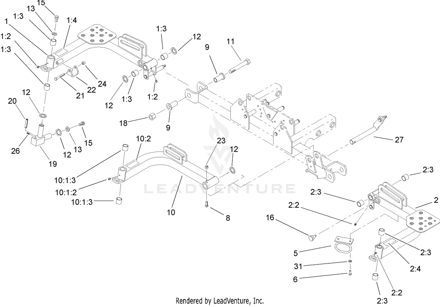 Front Lift Arm Assembly