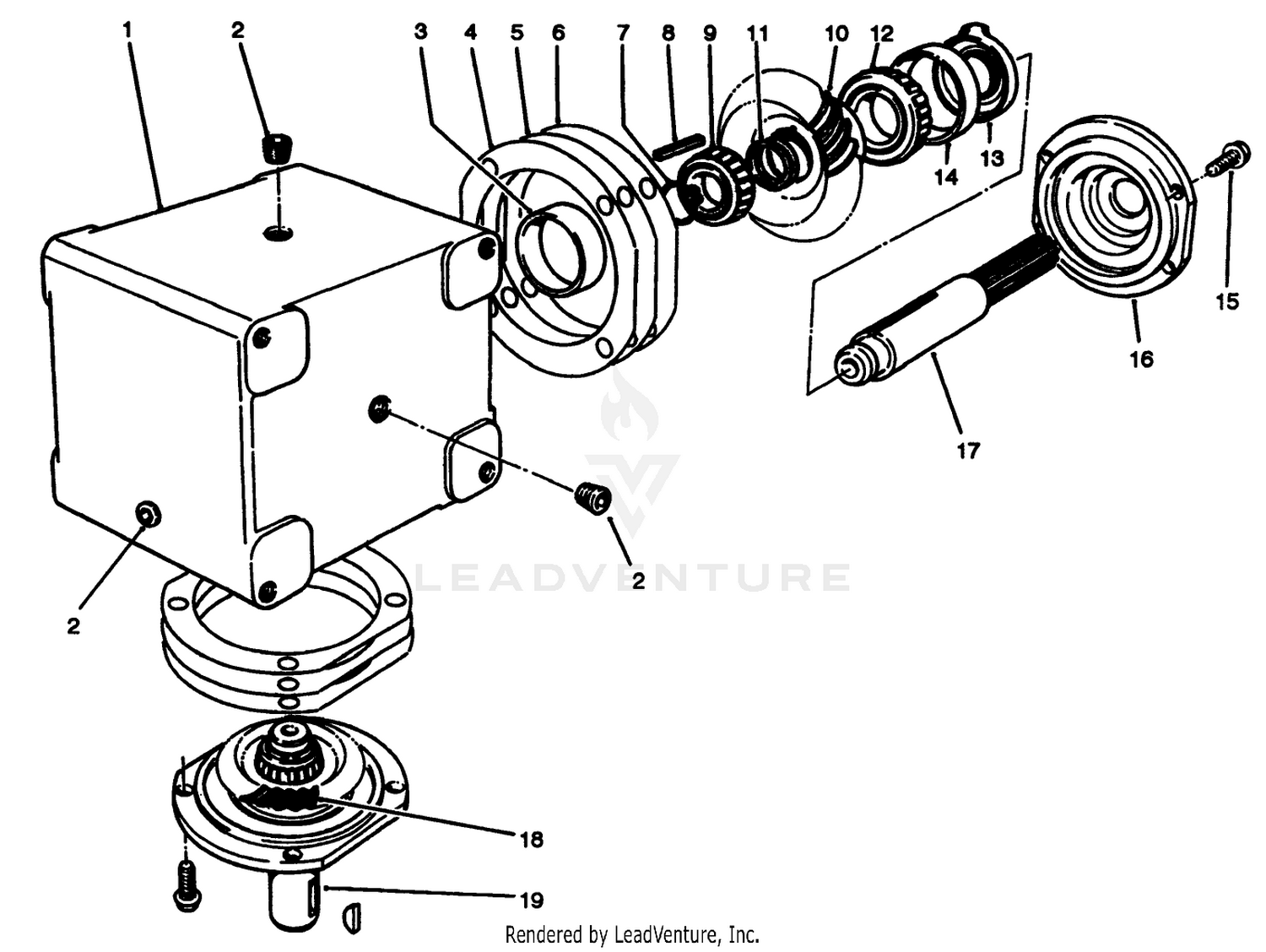 Gear Box Assembly No. 68-6810