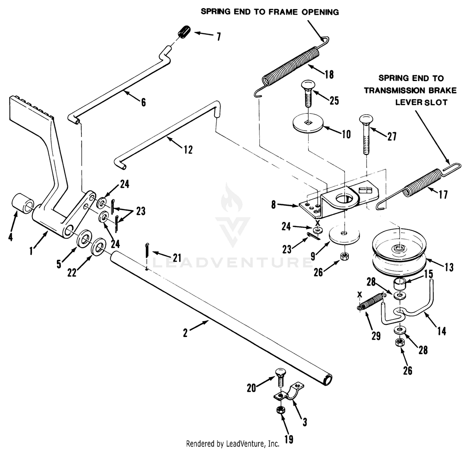 Brake  Idler Assembly (212-5)
