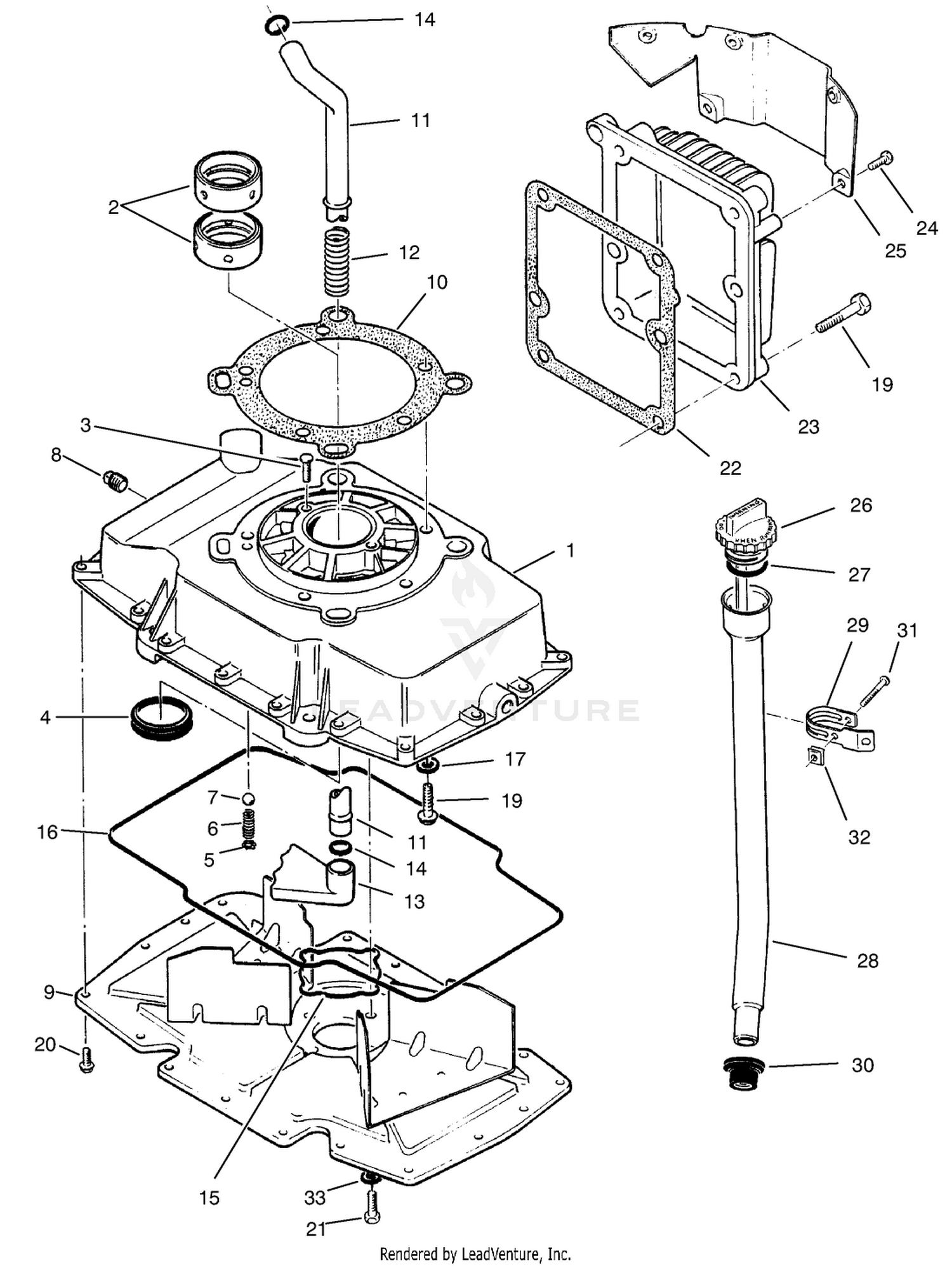 Oil Base  Fill Tube Assembly