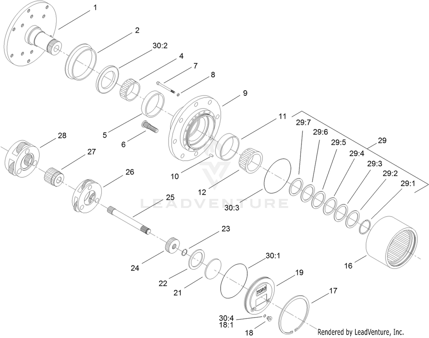 Planetary Assembly No. 105-4500-03