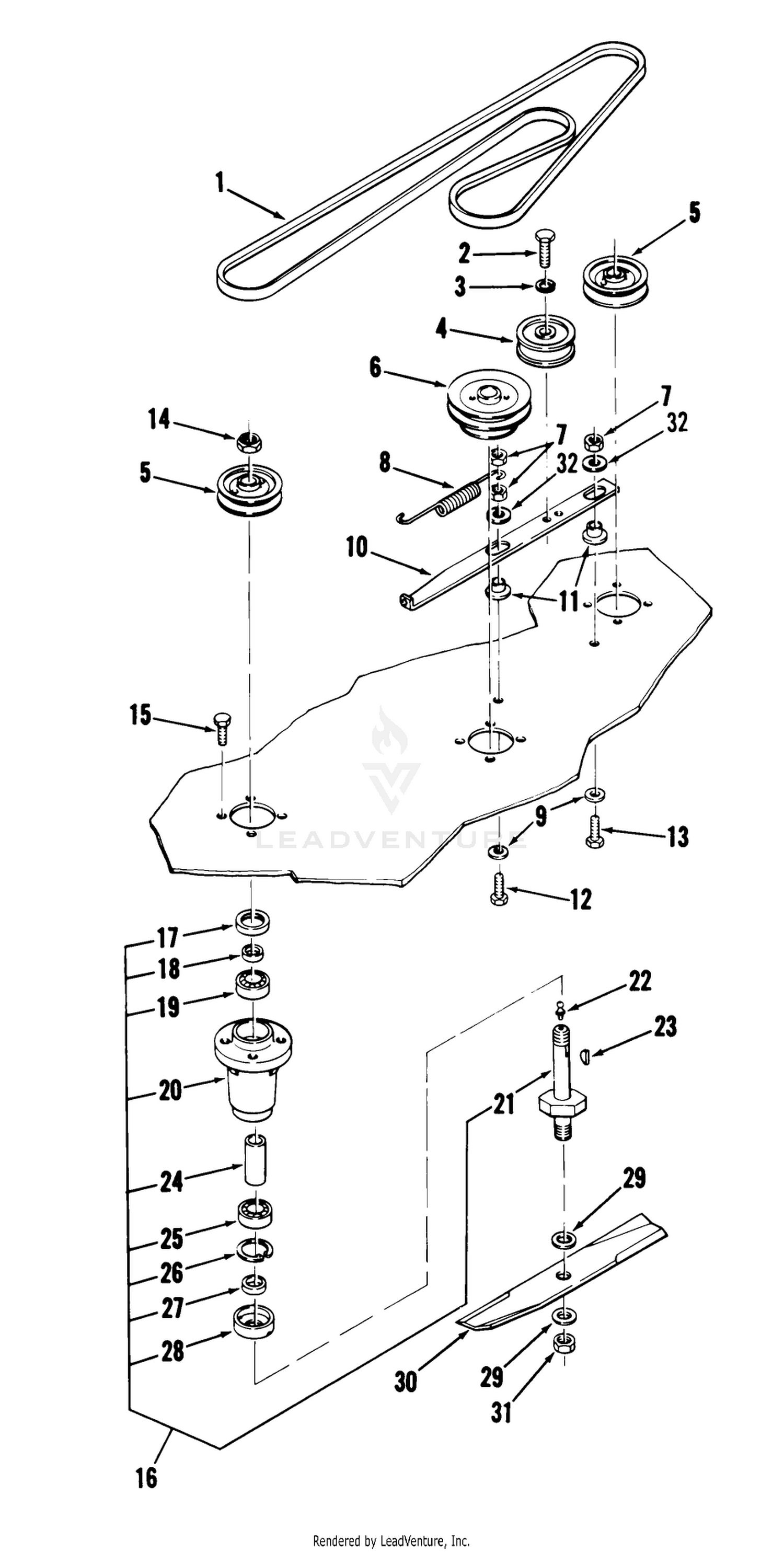 Side Discharge Mowers-42 In. (107 Cm) (vehicle Identification Number 95-42ms01) 2